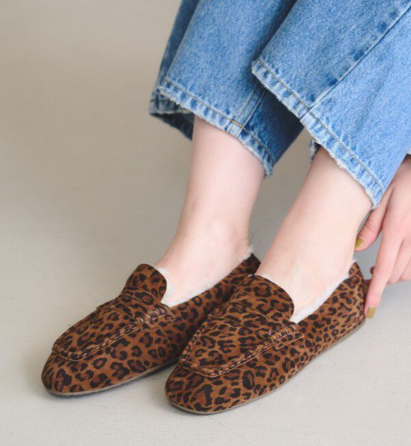 BEAUTY&YOUTH UNITED ARROWS「【別注】＜EMU Australia＞KIRRA NEST レオパード モカシン」|モカシン|