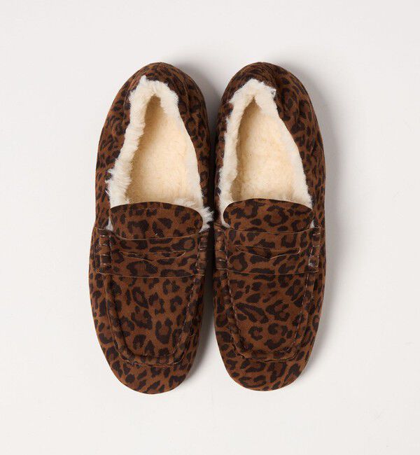 BEAUTY&YOUTH UNITED ARROWS「【別注】＜EMU Australia＞KIRRA NEST レオパード モカシン」|モカシン|