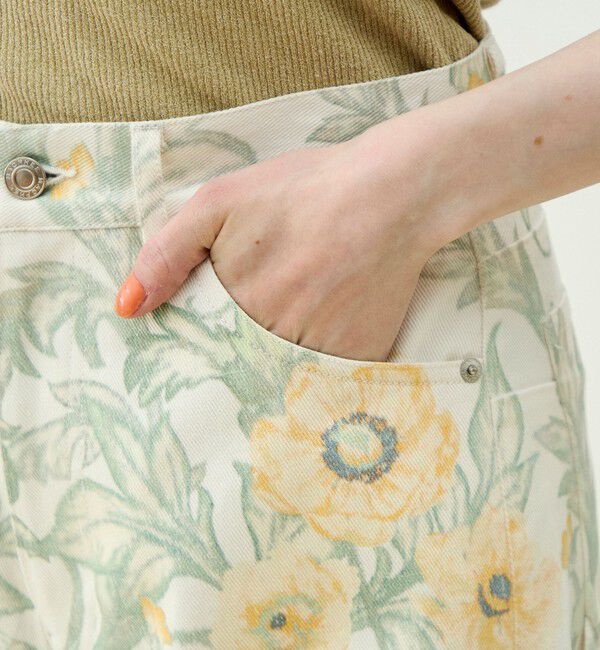 MACPHEE「ウォールペーパーツイル ストレートパンツ」|その他|