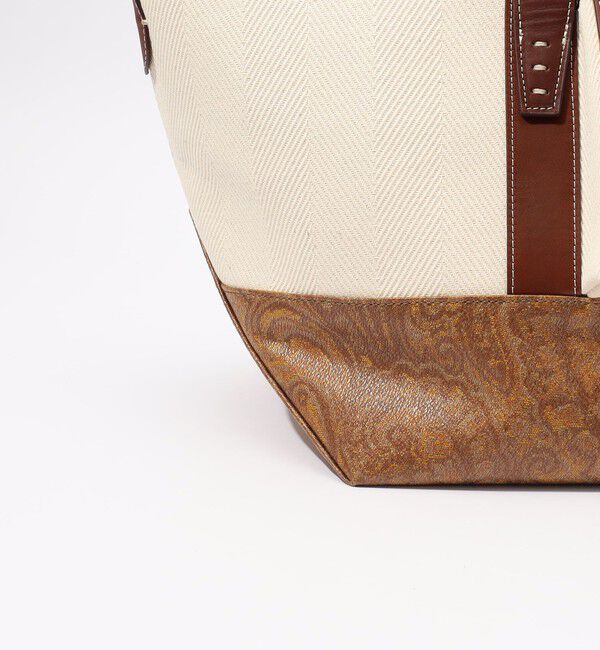 TOMORROWLAND GOODS「A VACATION LAND MUSTARD PAISLEY トートバッグ」|トートバッグ|