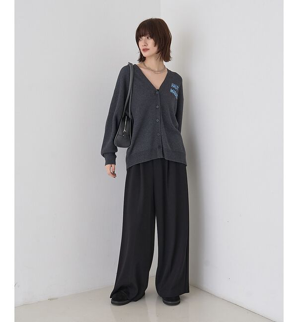 Rouge vif「【人気追加】ストレッチダンボールタックワイドパンツ」|その他|