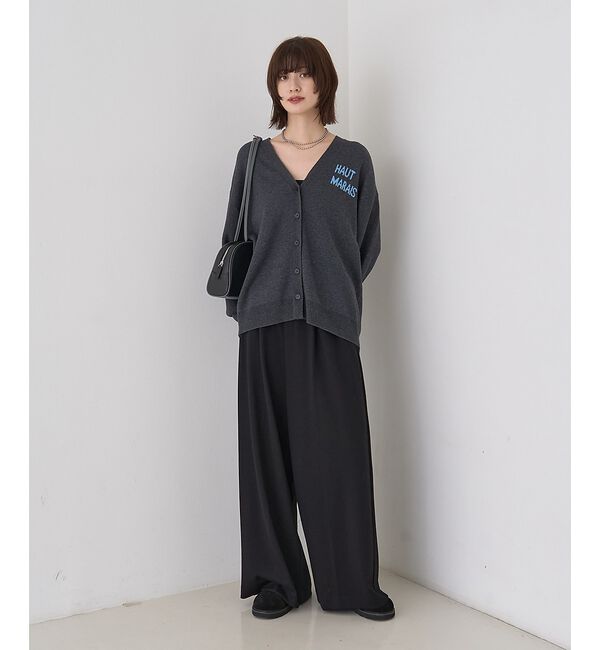 Rouge vif「【人気追加】ストレッチダンボールタックワイドパンツ」|その他|