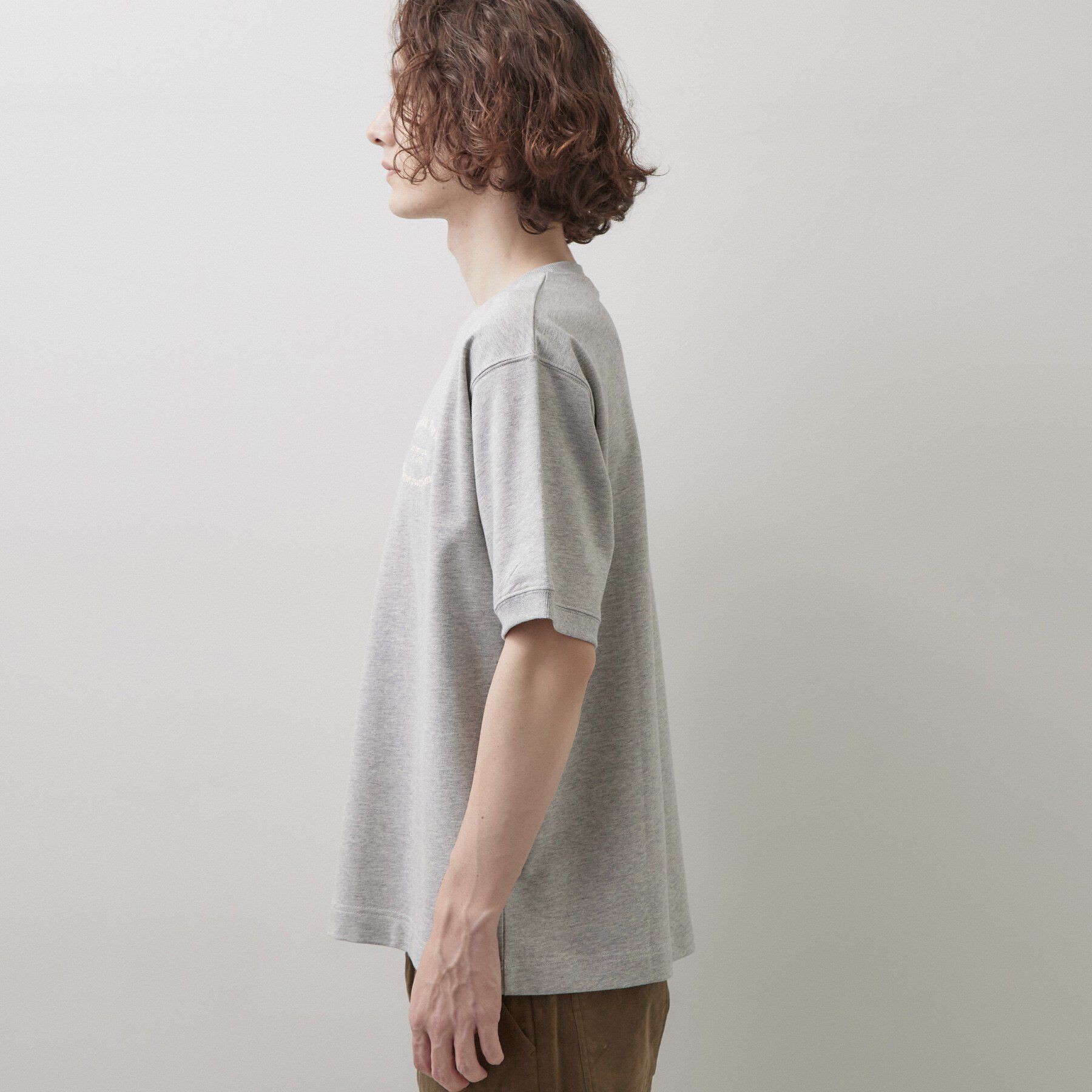 Dessin「ロゴ刺繍ミニ裏毛Tシャツ」|Tシャツ・カットソー|