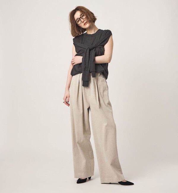 conte「＜conte＞ムスビ 2WAY クルーネックニット」|ニット・セーター|