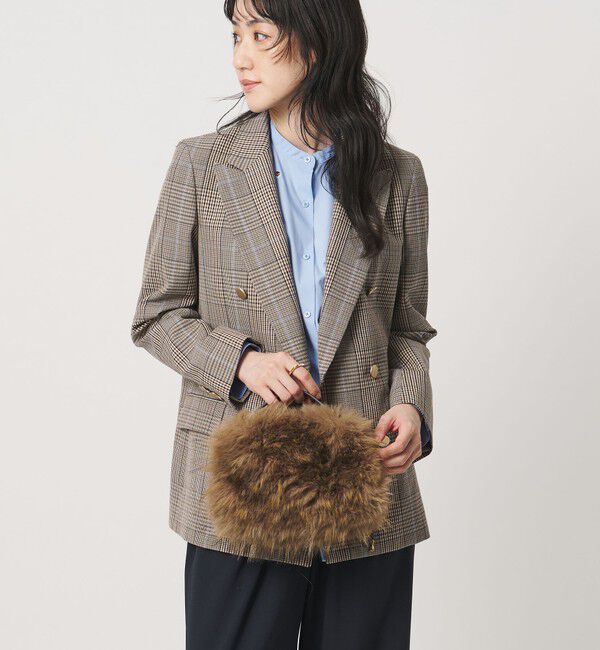 UNITED ARROWS「＜GIANNI CHIARINI＞ALIFA FF S バッグ」|ショルダー・メッセンジャー|DK.BROWN