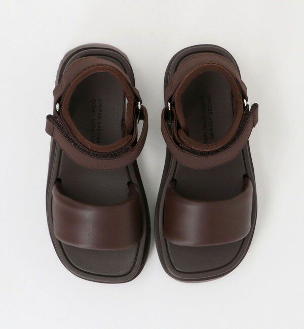 UNITED ARROWS green label relaxing「パフィー フラット サンダル / キッズ 17cm-23cm」|スニーカー|