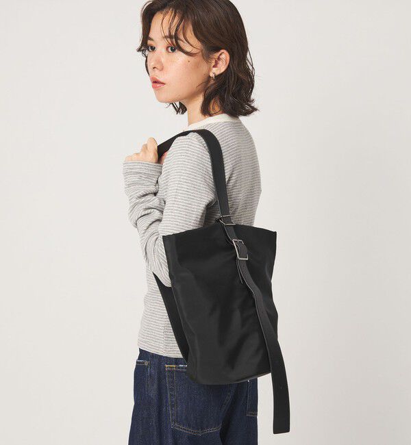 UNITED ARROWS green label relaxing「＜スタイリスト 兵藤千尋さんコラボ・PARTE＞2WAY バケットバッグ 撥水」|ショルダー・メッセンジャー|