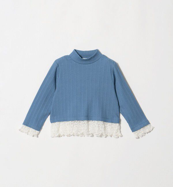 UNITED ARROWS green label relaxing「チュール レース コンビ プルオーバー / キッズ 100cm-130cm」|Tシャツ・カットソー|