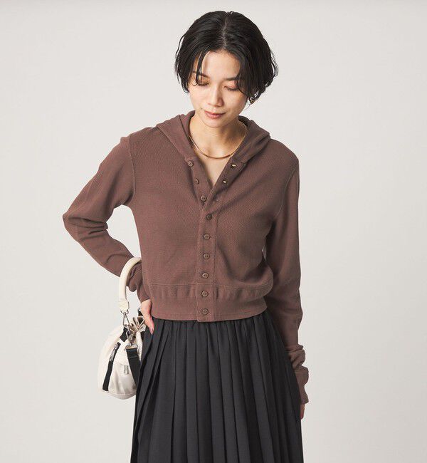 UNITED ARROWS green label relaxing「【別注】＜FAITH MILLS＞フード カーディガン」|カーディガン|MD.BROWN