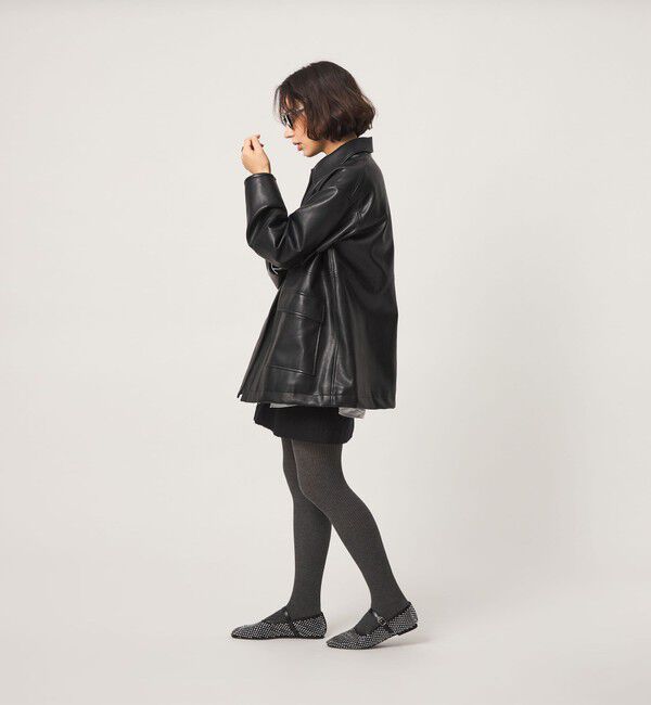UNITED ARROWS green label relaxing「ビジューストラップ フラットシューズ」|ローファー|
