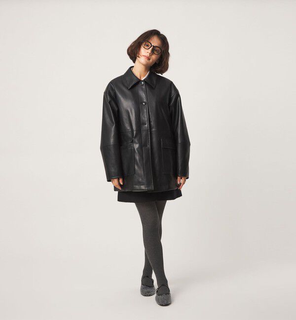 UNITED ARROWS green label relaxing「ビジューストラップ フラットシューズ」|ローファー|