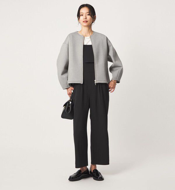 UNITED ARROWS green label relaxing「ダンボール ノーカラー ブルゾン」|ブルゾン・スタジャン|