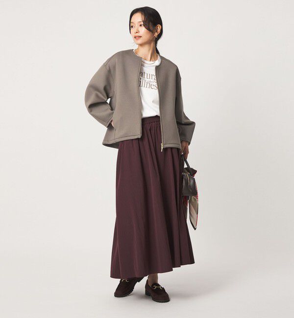 UNITED ARROWS green label relaxing「ダンボール ノーカラー ブルゾン」|ブルゾン・スタジャン|