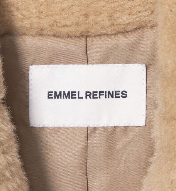 EMMEL REFINES「＜EMMEL REFINES＞EM Wボタン Aライン フェイクファーコート」|その他|