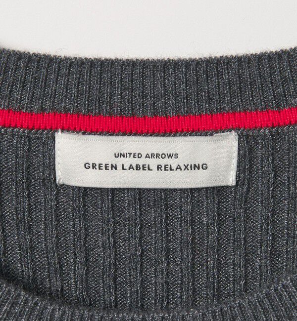 UNITED ARROWS green label relaxing「【WEB限定】＜at ease＞ソデサキ バイカラー プルオーバー ニット 2」|ニット・セーター|