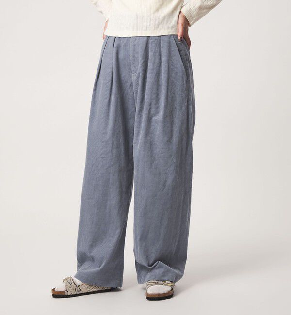 UNITED ARROWS green label relaxing「【WEB限定】＜at ease＞コーデュロイ タック パンツ」|その他|