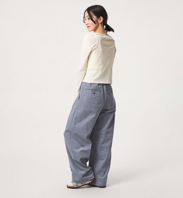 UNITED ARROWS green label relaxing「【WEB限定】＜at ease＞コーデュロイ タック パンツ」|その他|