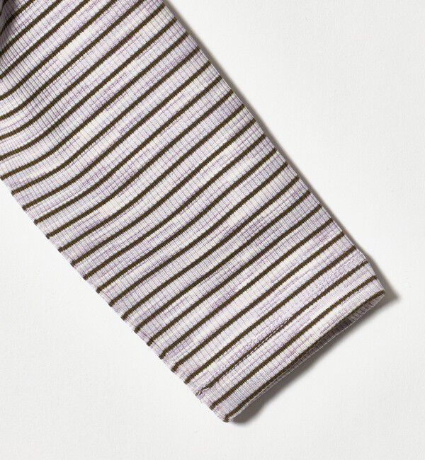 UNITED ARROWS green label relaxing「【COOL CHIC GIRLS STYLE】ボーダー シャーリング プルオーバー / キッズ120cm-160cm」|Tシャツ・カットソー|