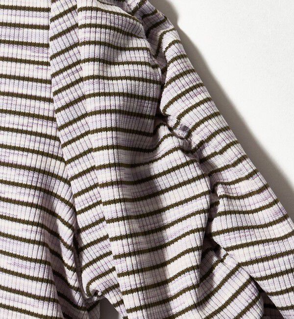 UNITED ARROWS green label relaxing「【COOL CHIC GIRLS STYLE】ボーダー シャーリング プルオーバー / キッズ120cm-160cm」|Tシャツ・カットソー|