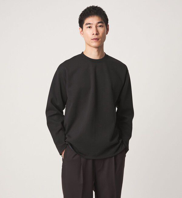 UNITED ARROWS green label relaxing「ダブルフェイス クルーネック 長袖 カットソー」|Tシャツ・カットソー|