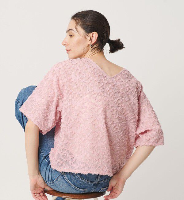 BEAUTY&YOUTH UNITED ARROWS「【WEB限定】シアージャガード 2WAYブラウス ウォッシャブル」|シャツ・ブラウス|PINK