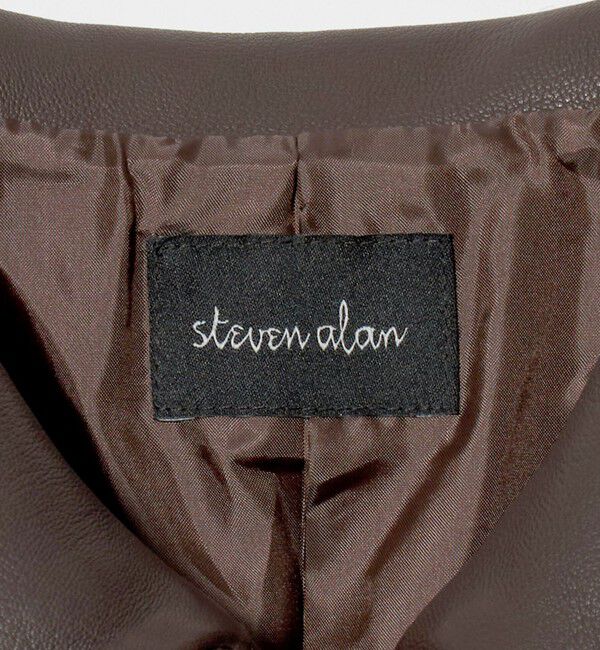 STEVEN ALAN「＜Steven Alan＞レザー ジップアップ ブルゾン」|その他|