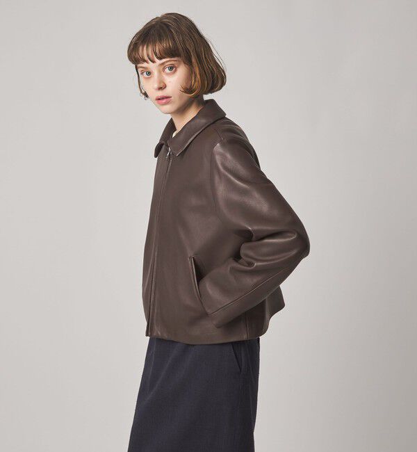 STEVEN ALAN「＜Steven Alan＞レザー ジップアップ ブルゾン」|その他|