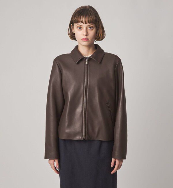 STEVEN ALAN「＜Steven Alan＞レザー ジップアップ ブルゾン」|その他|