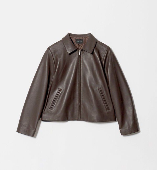 STEVEN ALAN「＜Steven Alan＞レザー ジップアップ ブルゾン」|その他|