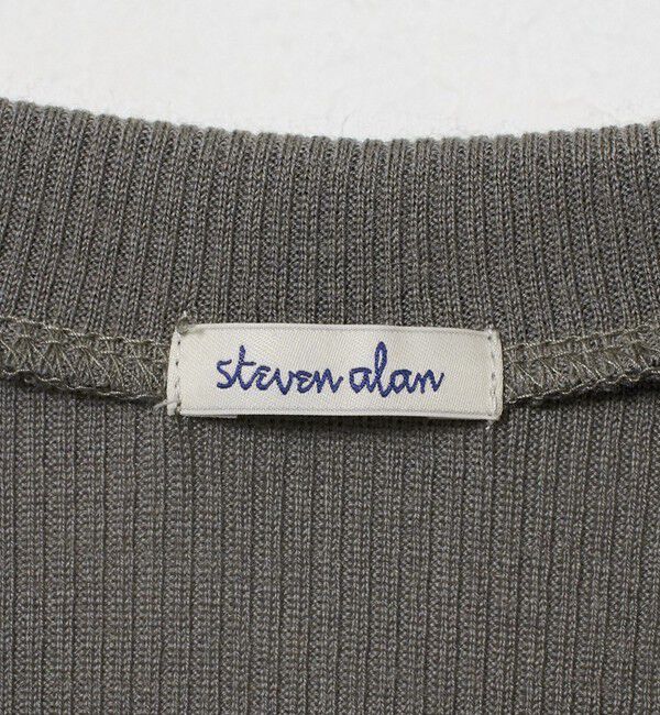 STEVEN ALAN「＜Steven Alan＞ウール リブ ポロエリ  カーディガン」|カーディガン|