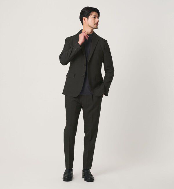 BEAUTY&YOUTH UNITED ARROWS「【WEB限定 WARDROBE SMART】LANATEC OX セットアップ/総裏ジャケット＆イージーパンツ」|スーツ|BLACK