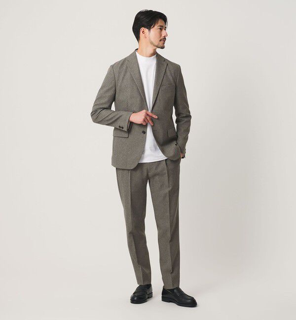 BEAUTY&YOUTH UNITED ARROWS「【WEB限定 WARDROBE SMART】LANATEC OX セットアップ/総裏ジャケット＆イージーパンツ」|スーツ|
