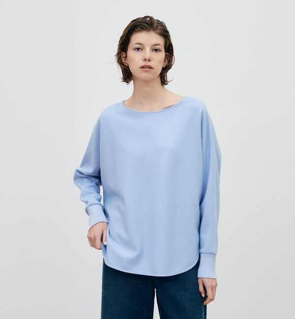DES PRES「ニットコンビネーション ボートネックプルオーバー」|Tシャツ・カットソー|