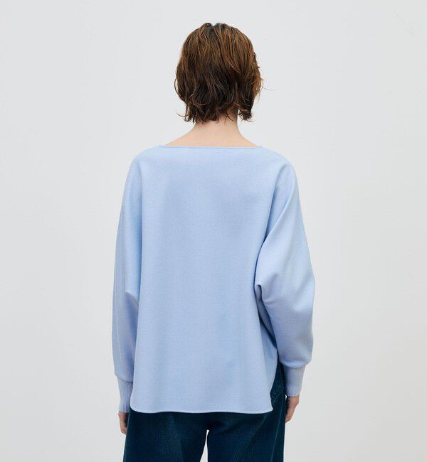 DES PRES「ニットコンビネーション ボートネックプルオーバー」|Tシャツ・カットソー|