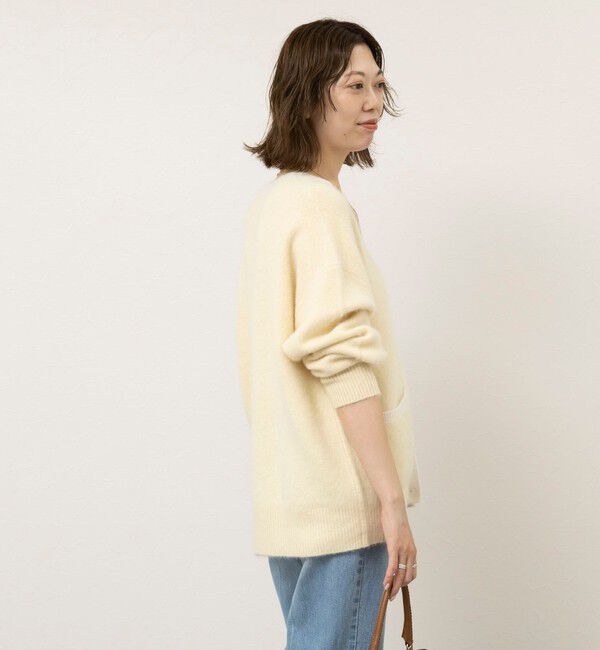 NOLLEY'S sophi「【一部WEB限定カラー】ウール混へアリーVネックカーディガン」|カーディガン|