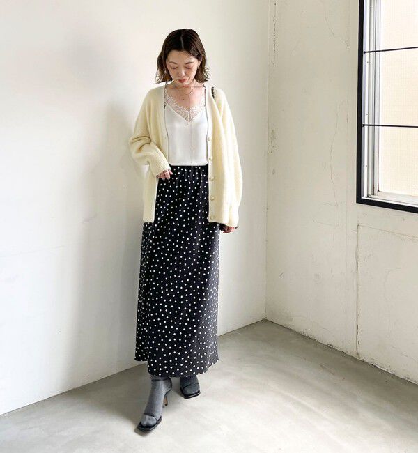 NOLLEY'S sophi「【一部WEB限定カラー】ウール混へアリーVネックカーディガン」|カーディガン|