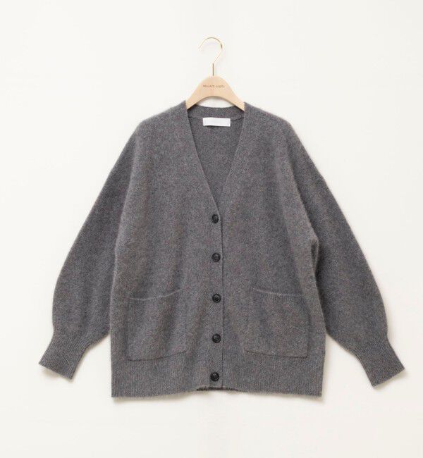 NOLLEY'S sophi「【一部WEB限定カラー】ウール混へアリーVネックカーディガン」|カーディガン|