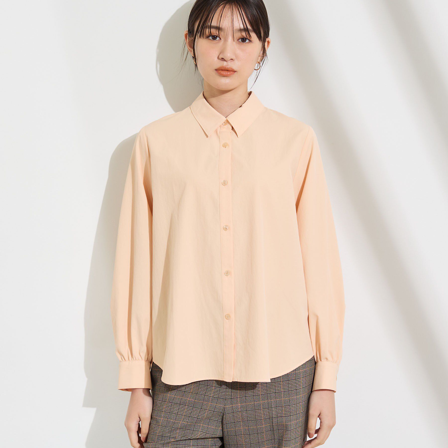 INDIVI「【ストレッチ◎】取外し可ボウタイシャツ」|シャツ・ブラウス|