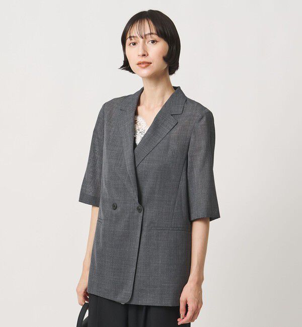 UNITED ARROWS「シアー テーラードジャケット ‐ウォッシャブル‐」|テーラードジャケット|