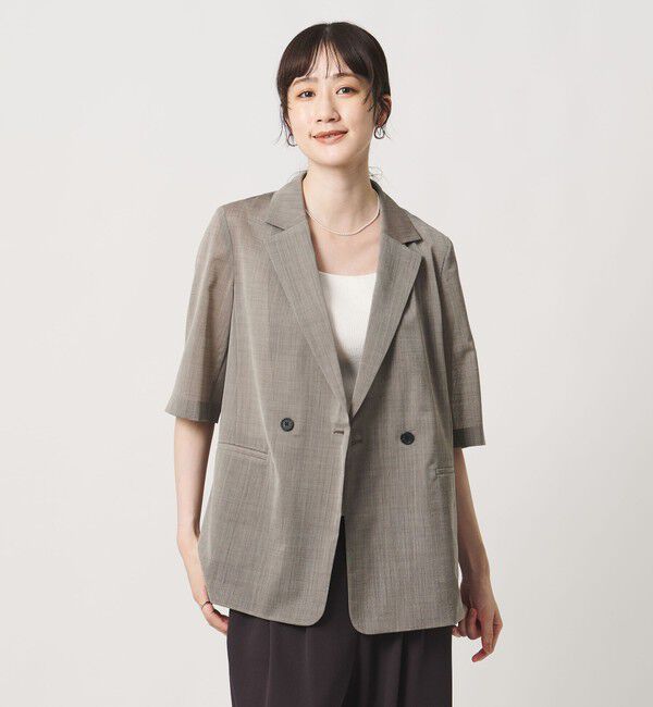 UNITED ARROWS「シアー テーラードジャケット ‐ウォッシャブル‐」|テーラードジャケット|MOCA