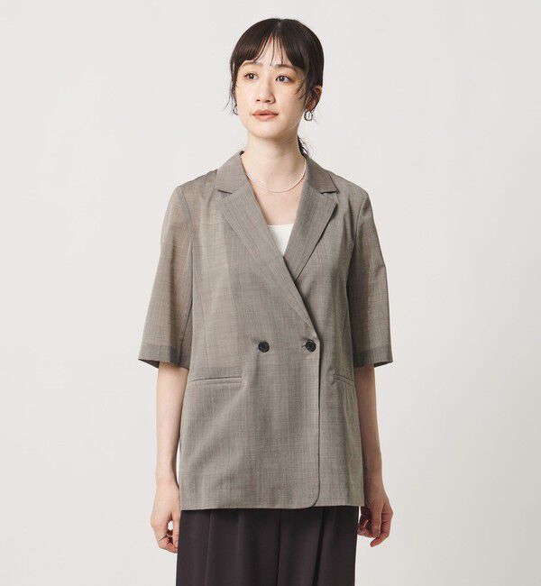 UNITED ARROWS「シアー テーラードジャケット ‐ウォッシャブル‐」|テーラードジャケット|