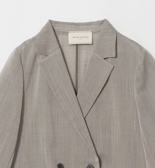 UNITED ARROWS「シアー テーラードジャケット ‐ウォッシャブル‐」|テーラードジャケット|