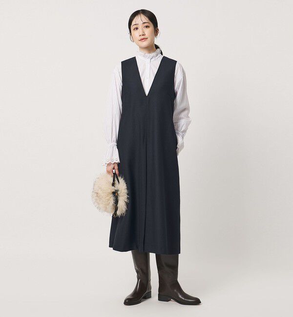 UNITED ARROWS「T/W ジャンパースカート」|ジャンパースカート|