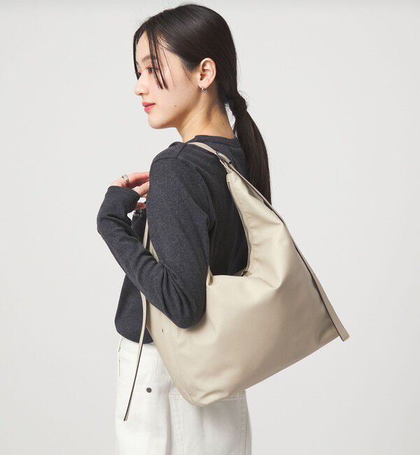 UNITED ARROWS green label relaxing「【WEB限定】＜PARTE＞ダブルバックル 2WAYショルダーバッグ  はっ水」|ショルダー・メッセンジャー|NATURAL