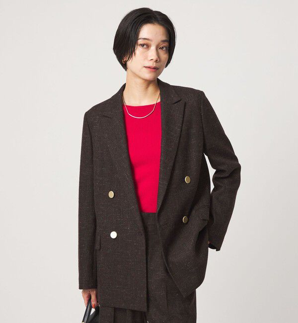 UNITED ARROWS green label relaxing「［size SHORTあり］スラブ ダブルジャケット」|テーラードジャケット|