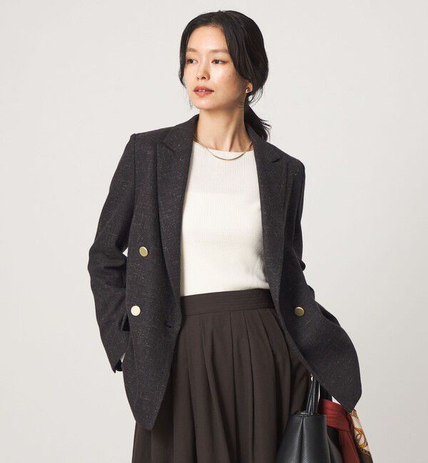 UNITED ARROWS green label relaxing「［size SHORTあり］スラブ ダブルジャケット」|テーラードジャケット|