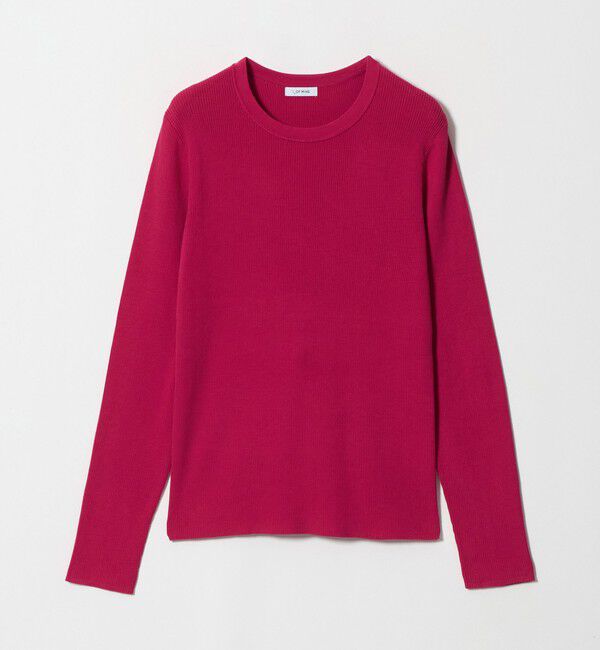 UNITED ARROWS green label relaxing「＜1_OF MINE＞リブ クルーネック ロングスリーブ プルオーバー ニット マシンウォッシャブル」|ニット・セーター|