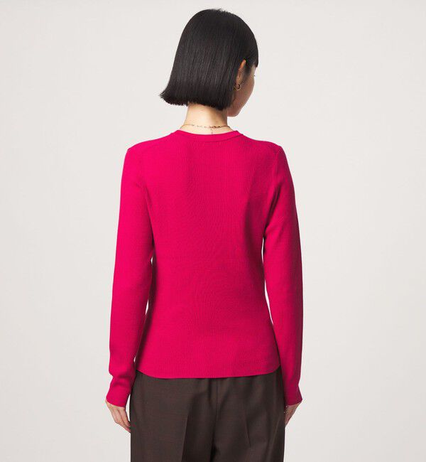 UNITED ARROWS green label relaxing「＜1_OF MINE＞リブ クルーネック ロングスリーブ プルオーバー ニット マシンウォッシャブル」|ニット・セーター|