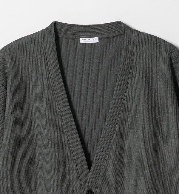 BEAUTY&YOUTH UNITED ARROWS「【WEB限定 WARDROBE SMART】エアリー カノコ  カーディガン 【抗菌・防臭】」|カーディガン|