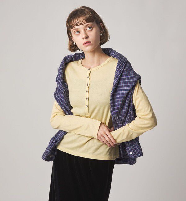 STEVEN ALAN「＜Steven Alan＞ヘンリーネック プルオーバー」|Tシャツ・カットソー|